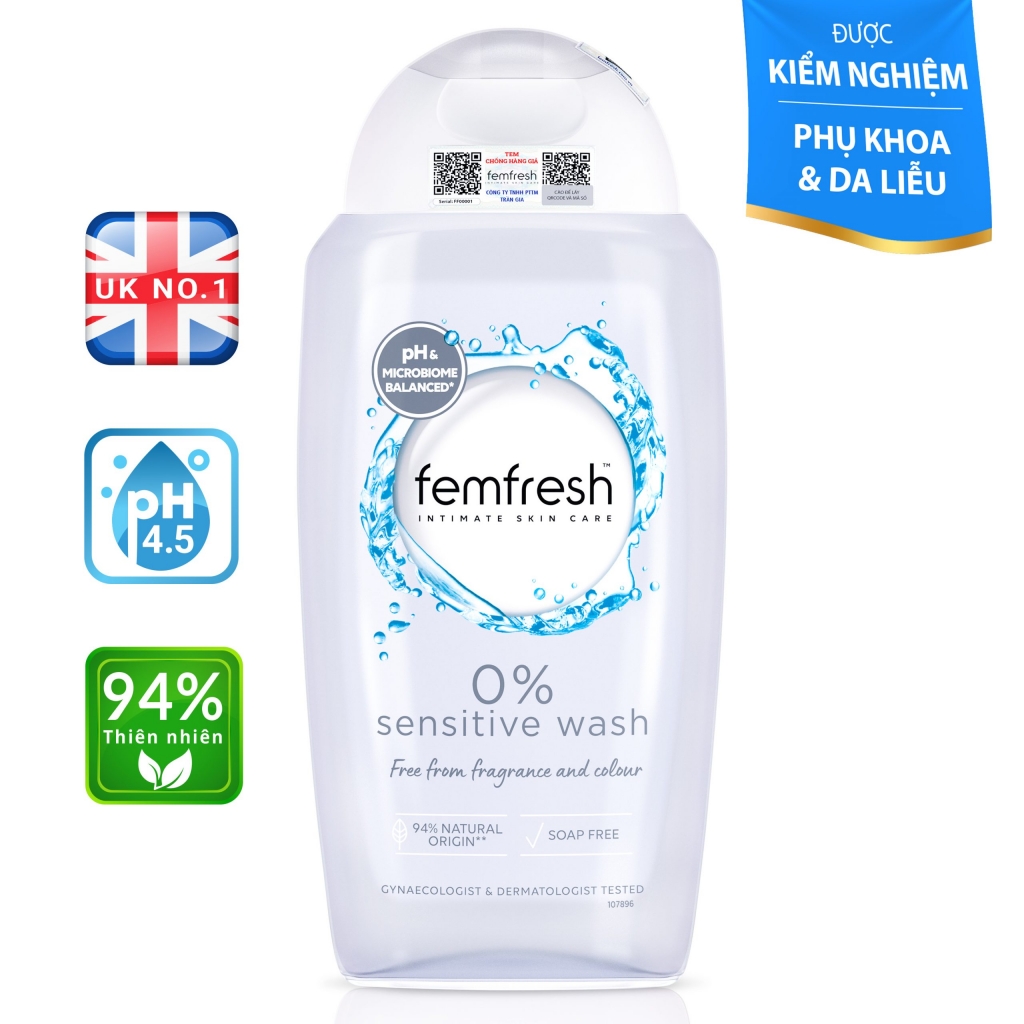 Độc quyền thương hiệu Femfresh số 1 UK