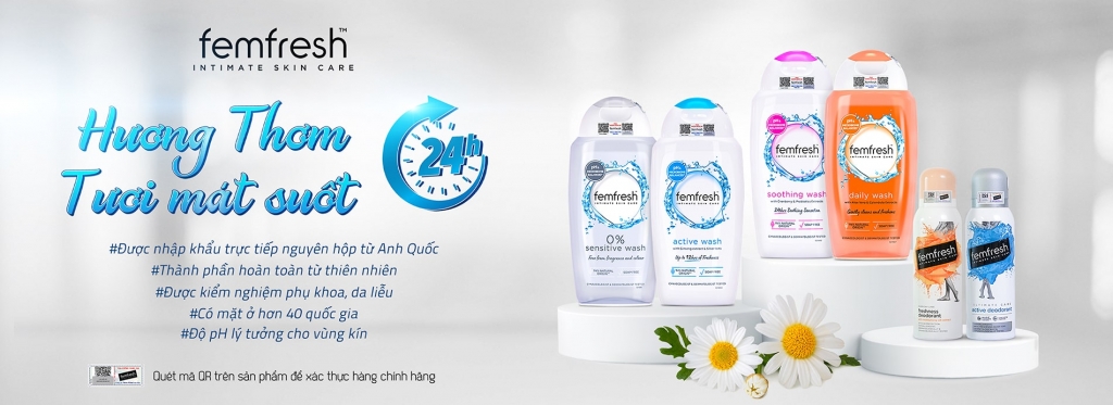 Độc quyền thương hiệu Femfresh số 1 UK