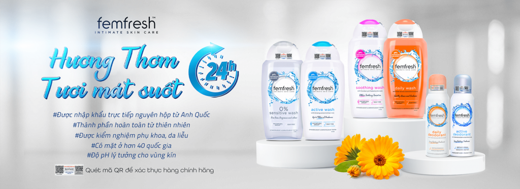 Độc quyền thương hiệu Femfresh số 1 UK