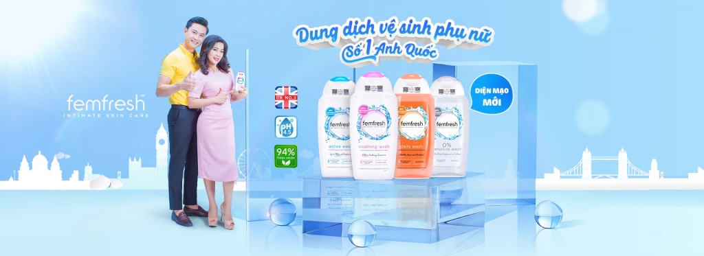 Độc quyền thương hiệu Femfresh số 1 UK