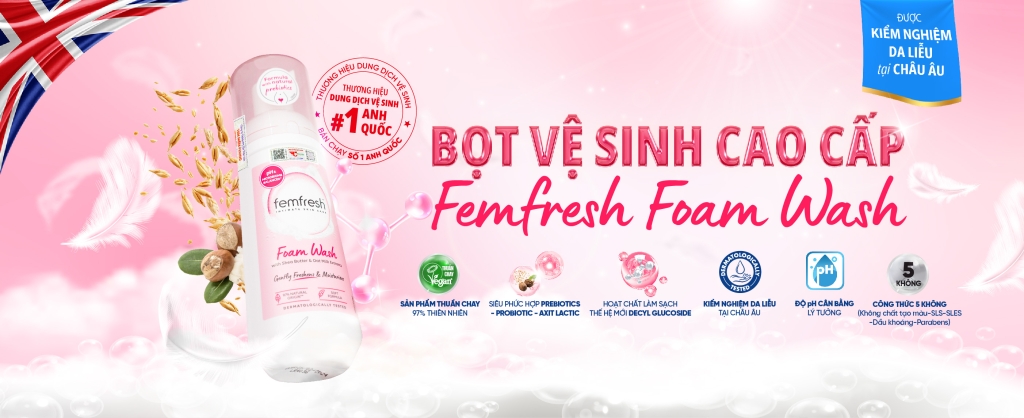 Độc quyền thương hiệu Femfresh số 1 UK